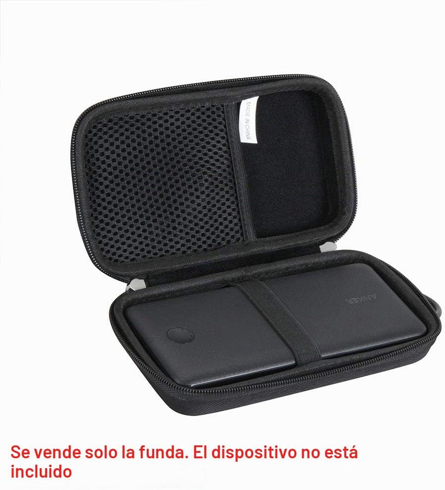 HERMITSHELL ESTUCHE DE VIAJE DURO PARA ANKER POWER BANK 20000MAH TRAVEL ESSENTIAL CARGADOR PORTÁTIL - 2