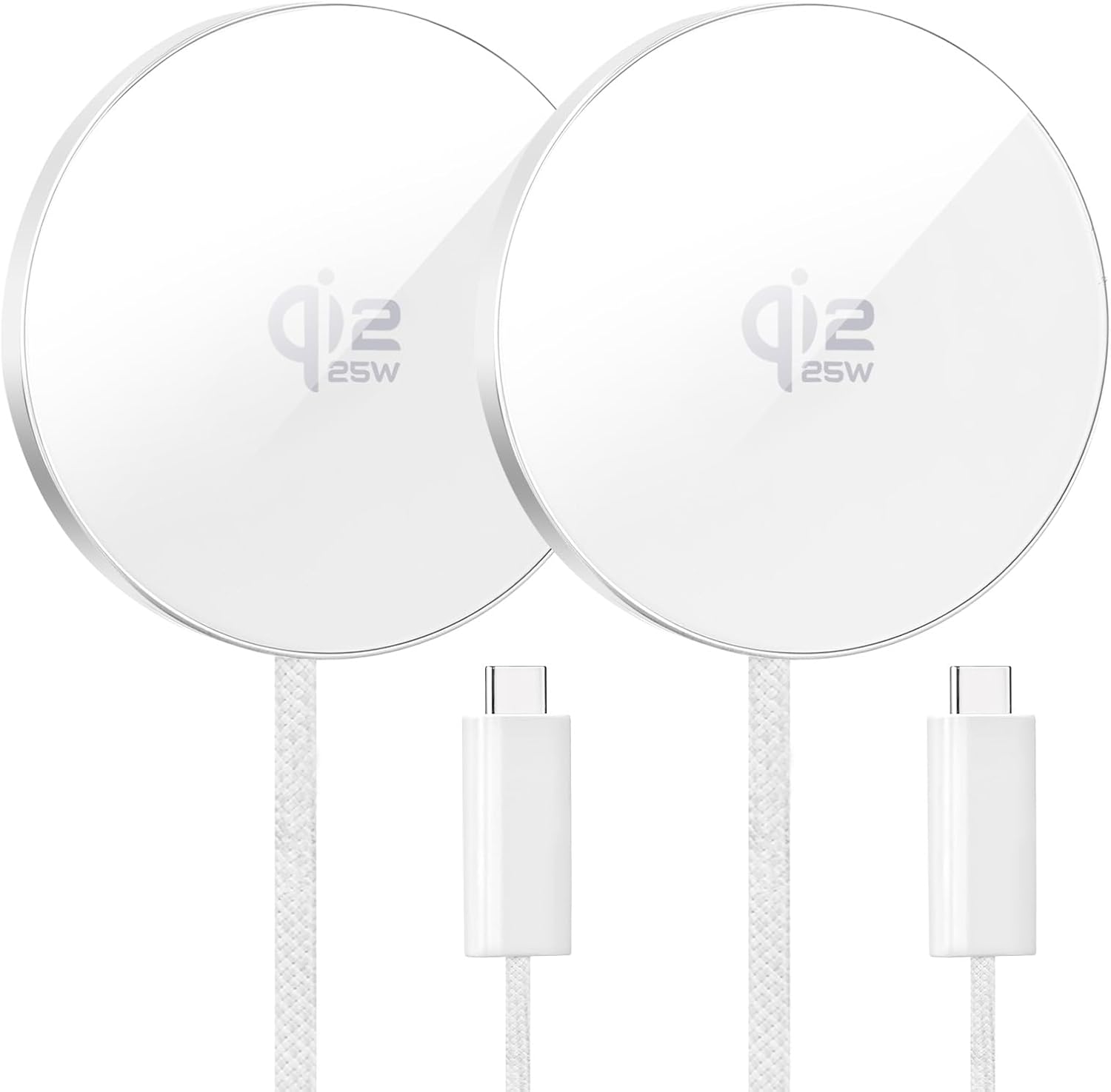CARGADOR INALÁMBRICO MAGNÉTICO, PAQUETE DE 25 W QI2 PARA CARGADOR MAGSAFE PARA IPHONE 17/16/15/14/13/12PRO MAX, AIR PODS - 1