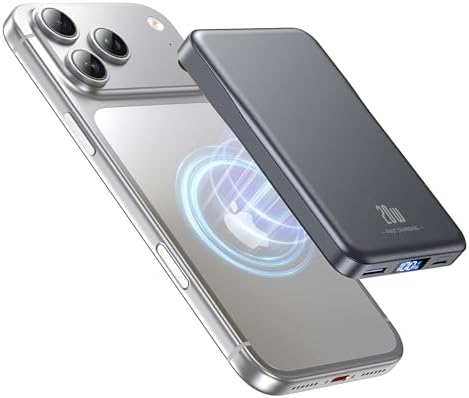 CARGADOR PORTÁTIL MAGNÉTICO DE 10000 MAH, BATERÍA MAGSAFE DE CARGA RÁPIDA - 4