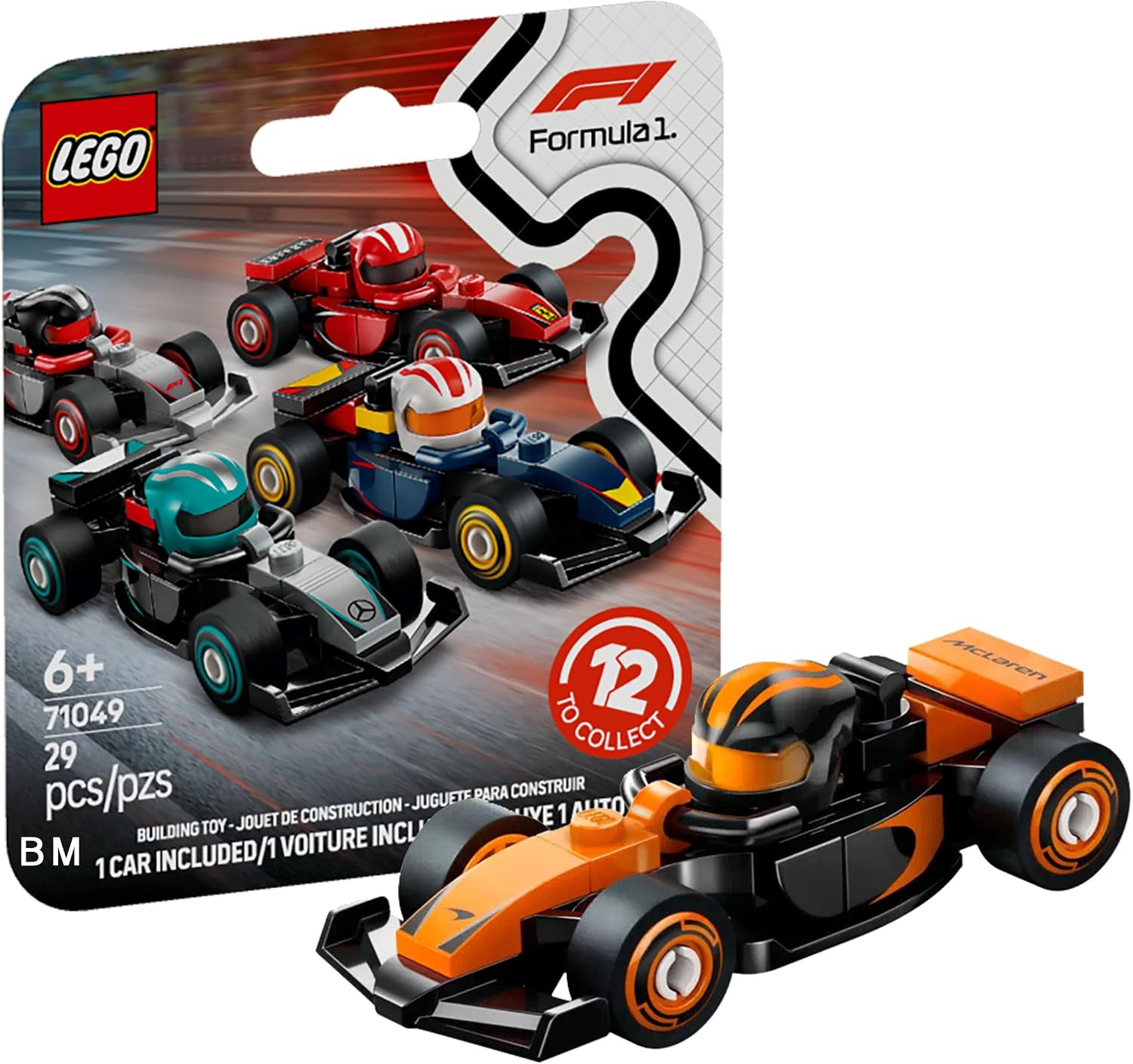 LEGO F1 COCHE DE CARRERAS COLECCIONABLE MCLAREN MCLAREN F1 TEAM RACE CAR 71049-4 - 1