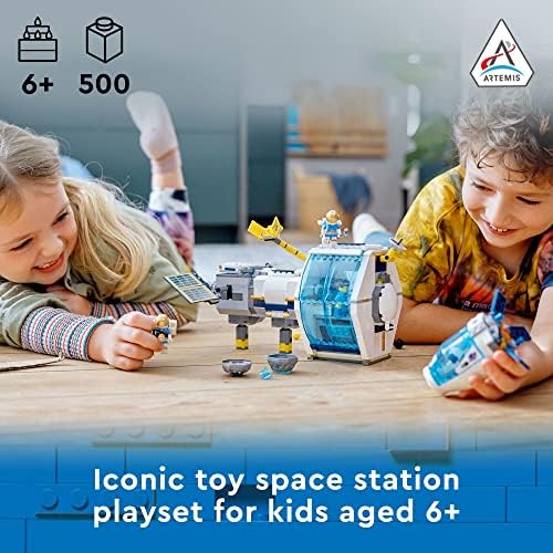 LEGO CITY LUNAR SPACE STATION, 60349 JUGUETE DE CONSTRUCCIÓN INSPIRADO EN LA NASA, JUEGO DE MODELOS CON CÁPSULA - 6