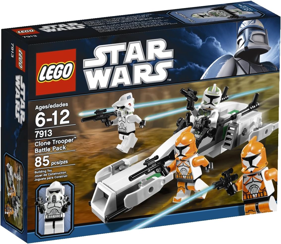 PAQUETE DE FIGURAS DE LEGO STAR WARS CLONE TROOPER BATTLE, 7913 - 1