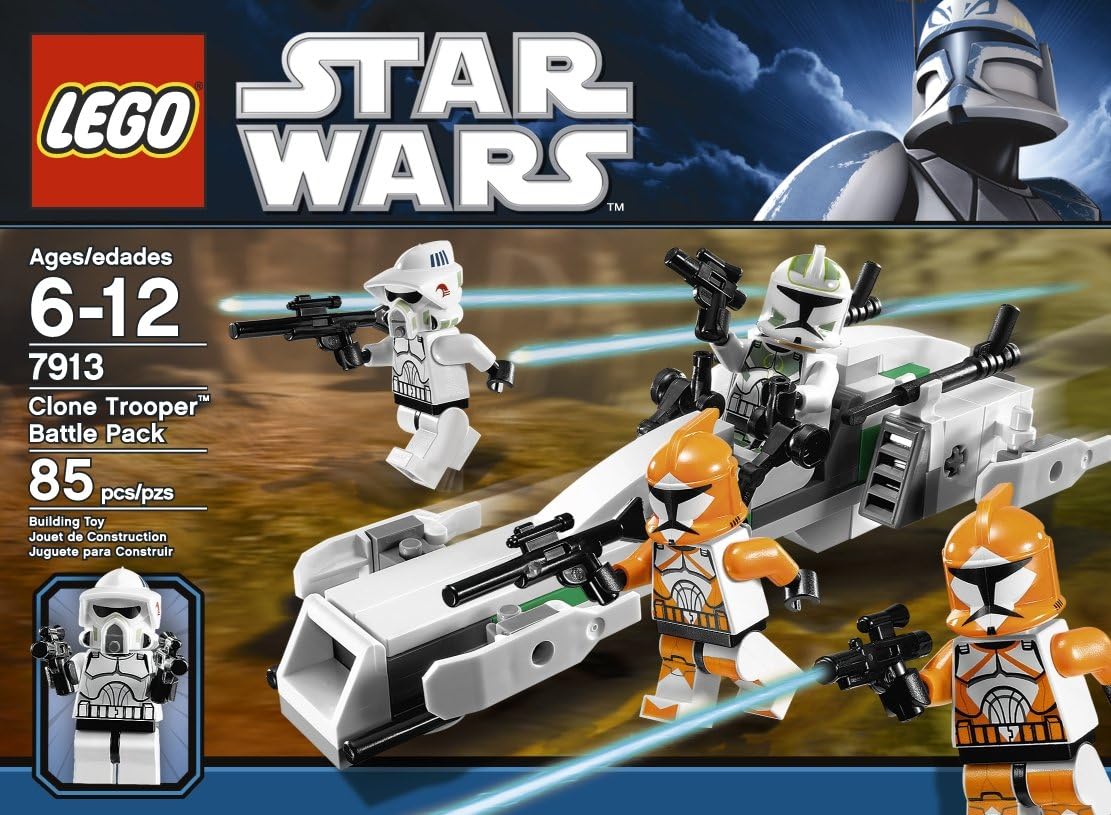 PAQUETE DE FIGURAS DE LEGO STAR WARS CLONE TROOPER BATTLE, 7913 - 2