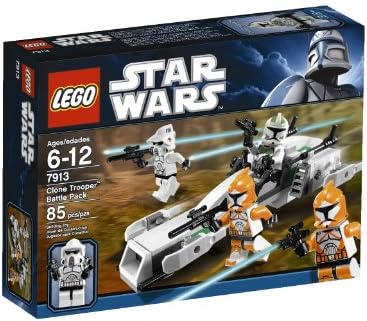 PAQUETE DE FIGURAS DE LEGO STAR WARS CLONE TROOPER BATTLE, 7913 - 4