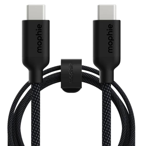 MOPHIE CHARGE STREAM - CABLE USB-C A USB-C DE 6.6 FT/6 PIES, ENTREGA DE POTENCIA DE 60 W - 3