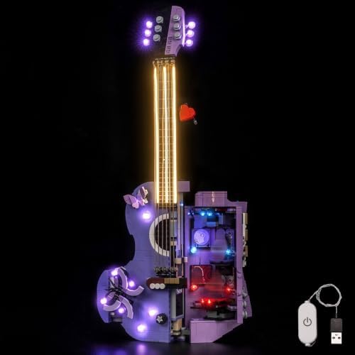 BRICKBLING LUZ COMPATIBLE CON LA GUITARRA DUAL DE LEGO OLIVIA RODRIGO - 6