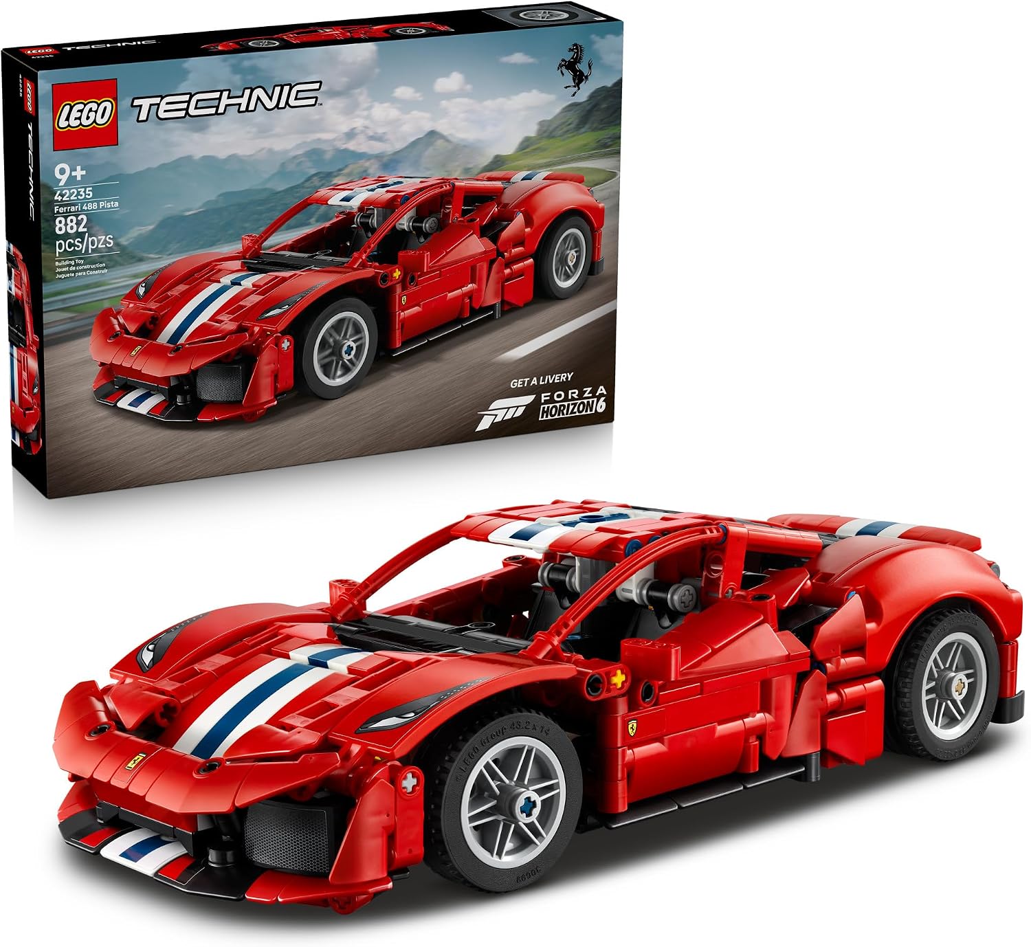 LEGO TECHNIC FERRARI 488 PISTA CAR 42235 - 1