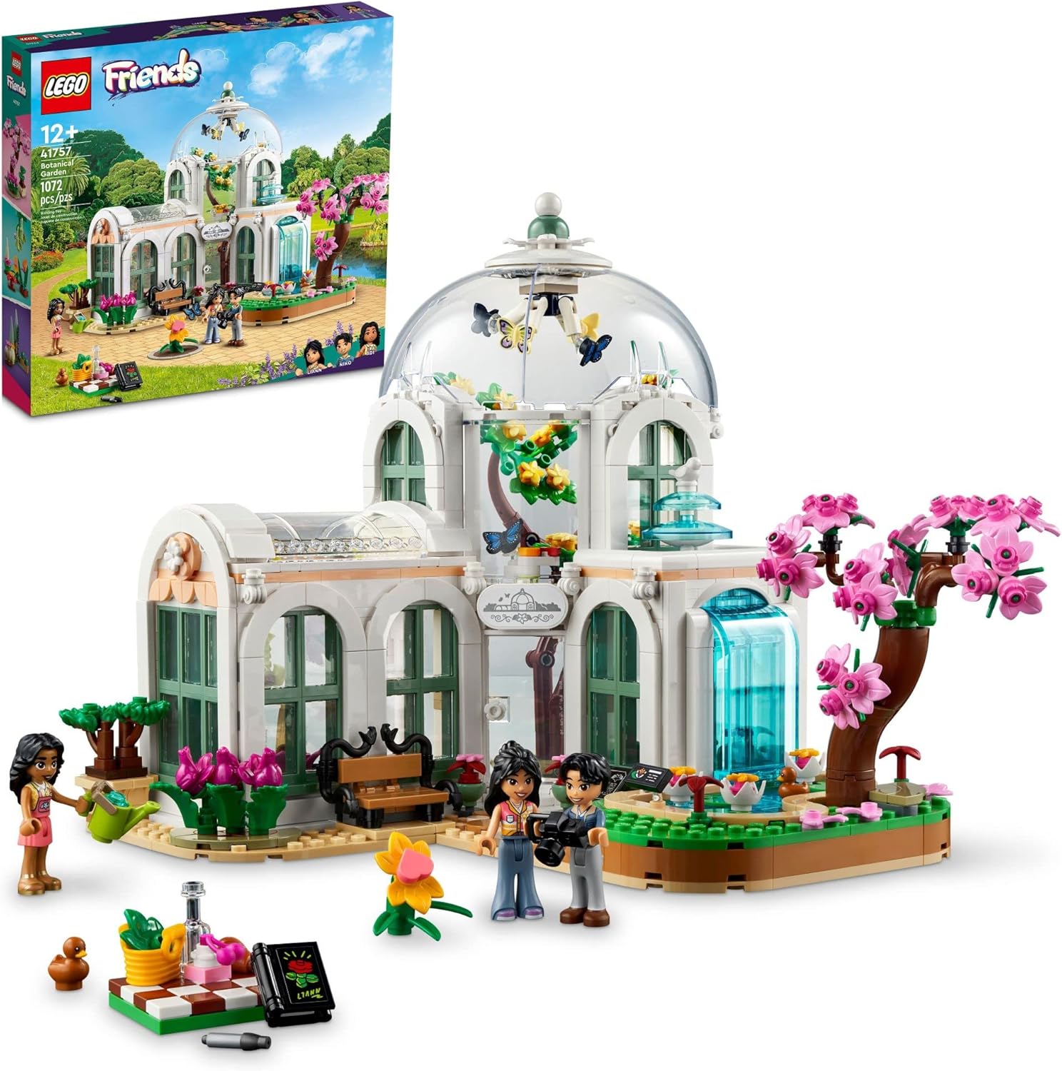 LEGO FRIENDS - JUEGO DE JUGUETES DE CONSTRUCCIÓN DE JARDÍN BOTÁNICO, UN PROYECTO CREATIVO PARA MAYORES DE 12 AÑOS, CONSTRUYE - 1