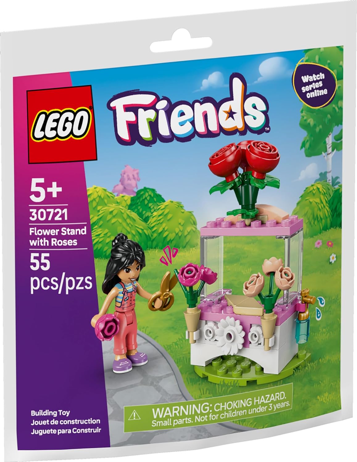 LEGO SOPORTE DE FLORES FRIENDS CON ROSAS 30721 - 1