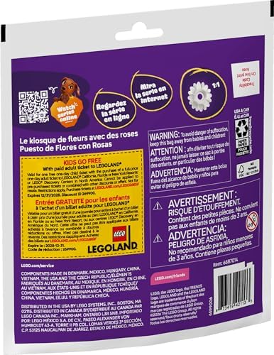 LEGO SOPORTE DE FLORES FRIENDS CON ROSAS 30721 - 5