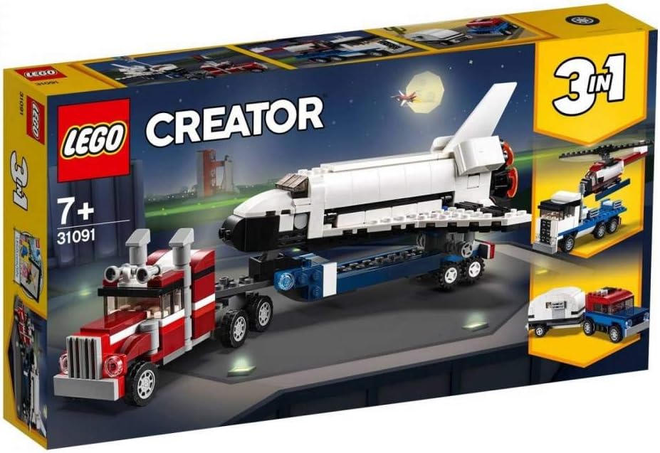 LEGO CREATOR 31091 - KIT DE CONSTRUCCIÓN, 3 EN 1, PARA TRANSPORTE DE CARGA 341 PIEZAS - 1