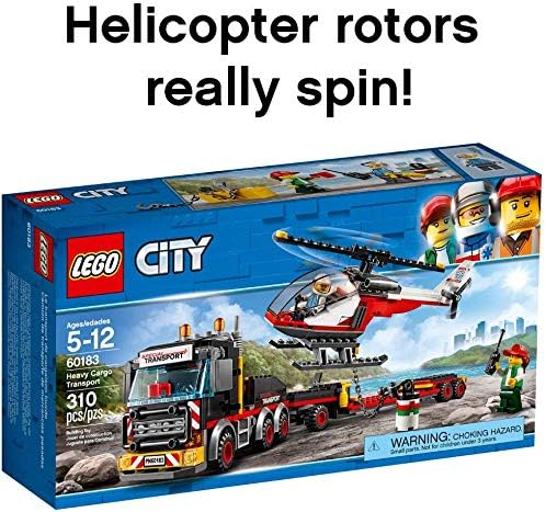 KIT PARA CONSTRUIR LEGO CITY GRANDES VEHÍCULOS, CAMIÓN DE TRANSPORTE DE MERCANCÍAS PESADAS, 60183 310 PIEZAS - 5