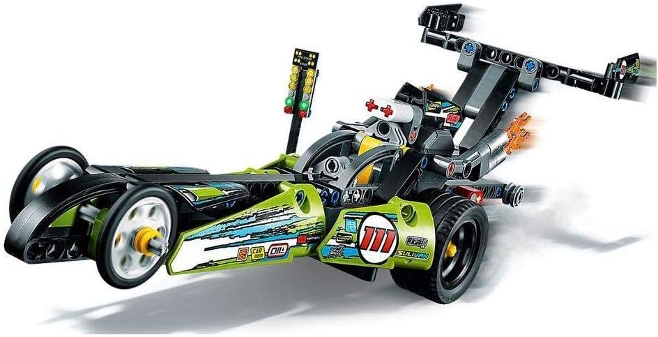 LEGO TECHNIC DRAGSTER 42103 KIT DE CONSTRUCCIÓN DE JUGUETE DE CARRERAS 225 PIEZAS - 1