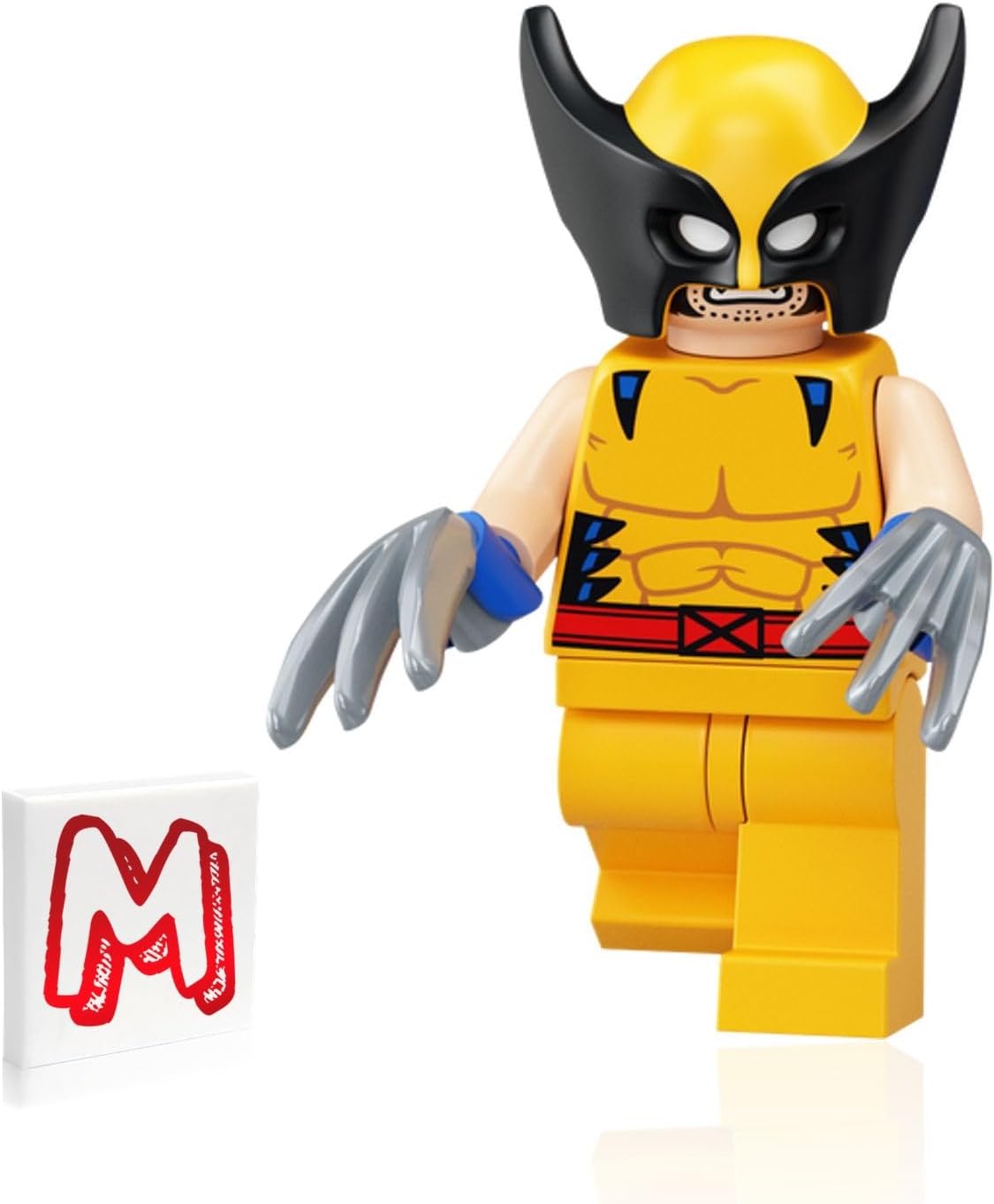 LEGO MARVEL SUPER HEROES X-MEN MINIFIGURE - LOBEZNO CON MÁSCARA Y GARRAS 76202 - 1