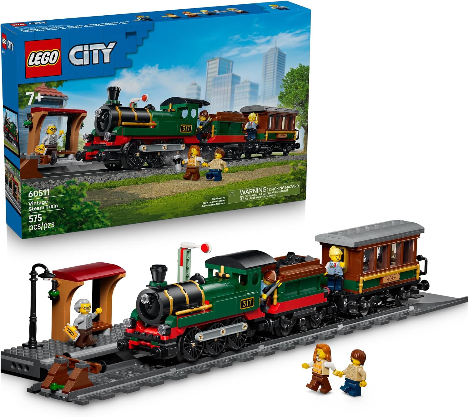 LEGO CITY VINTAGE STEAM TRAIN 60511 - 1