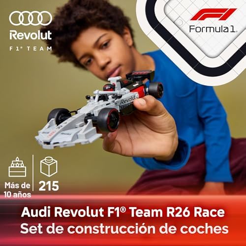LEGO SPEED CHAMPIONS AUDI REVOLUT F1 TEAM R26 - JUEGO DE CONSTRUCCIÓN PARA NIÑOS Y NIÑAS, A PARTIR DE 10 AÑOS, KIT DE COCHE - 6
