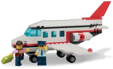LEGO AVIÓN JUEGO DE CONSTRUCCIÓN DE AVIÓN DE PASAJEROS DE 149 PIEZAS CON MINIFIGURAS DE PILOTO Y MANIPULADOR DE EQUIPAJE, - 5
