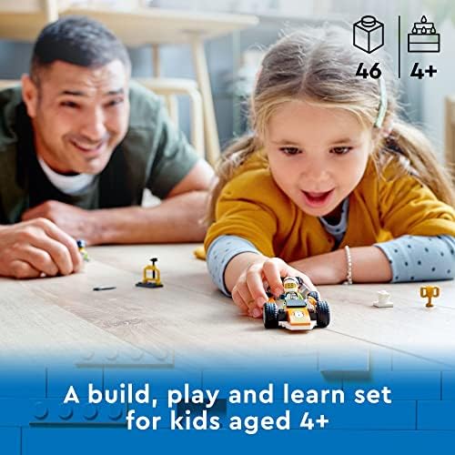 LEGO CITY GREAT VEHICLES RACE CAR, 60322 F1 STYLE TOY PARA NIÑOS PREESCOLARES DE 4 AÑOS DE EDAD, CON MINIFIGURAS MECÁNICAS - 6