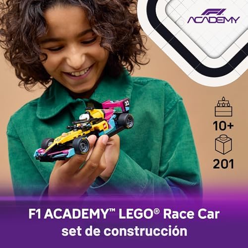 LEGO SPEED CHAMPIONS VEHÍCULO DE CARRERA DE LA ACADEMIA F1 - JUGUETE DE CONSTRUCCIÓN - VEHÍCULO DE CARRERA DE SIMULACIÓN - 6