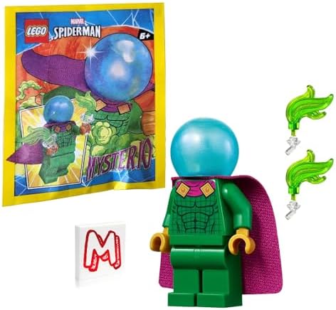 LEGO SUPER HEROES SPIDERMAN MINIFIGURA - MYSTERIO CON ELEMENTOS POWER BLAST 76174 - 5