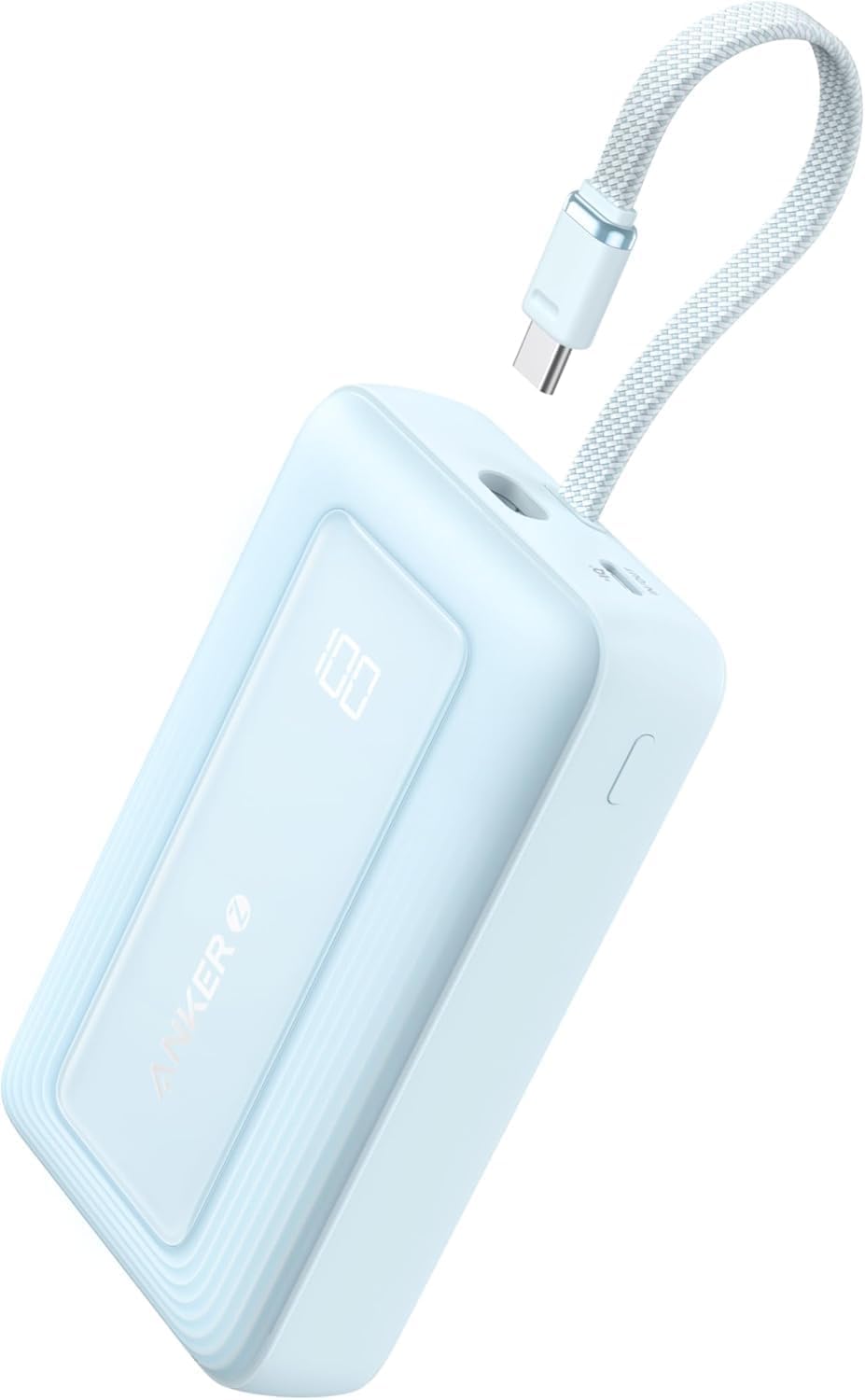 ANKER ZOLO POWER BANK VERSIÓN ACTUALIZADA 2025 , CARGADOR PORTÁTIL DE ALTA VELOCIDAD DE 20,000 MAH 30 W CON CABLE USB-C - 1