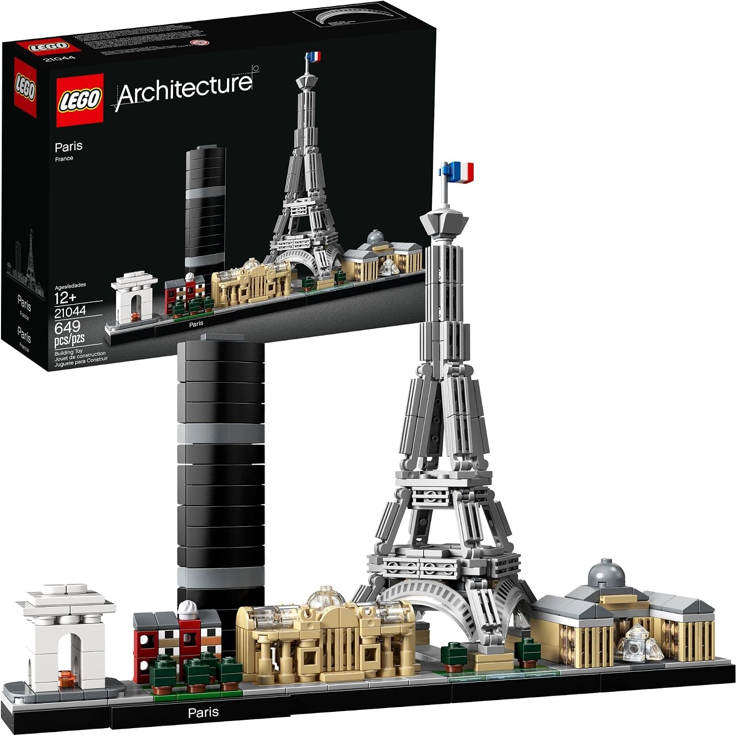 LEGO ARCHITECTURE CONJUNTO DE CONSTRUCCIÓN MODELO DE PARÍS JUEGO DE BLOQUES DE CONSTRUCCIÓN DE EXHIBICIÓN DETALLADA - 1