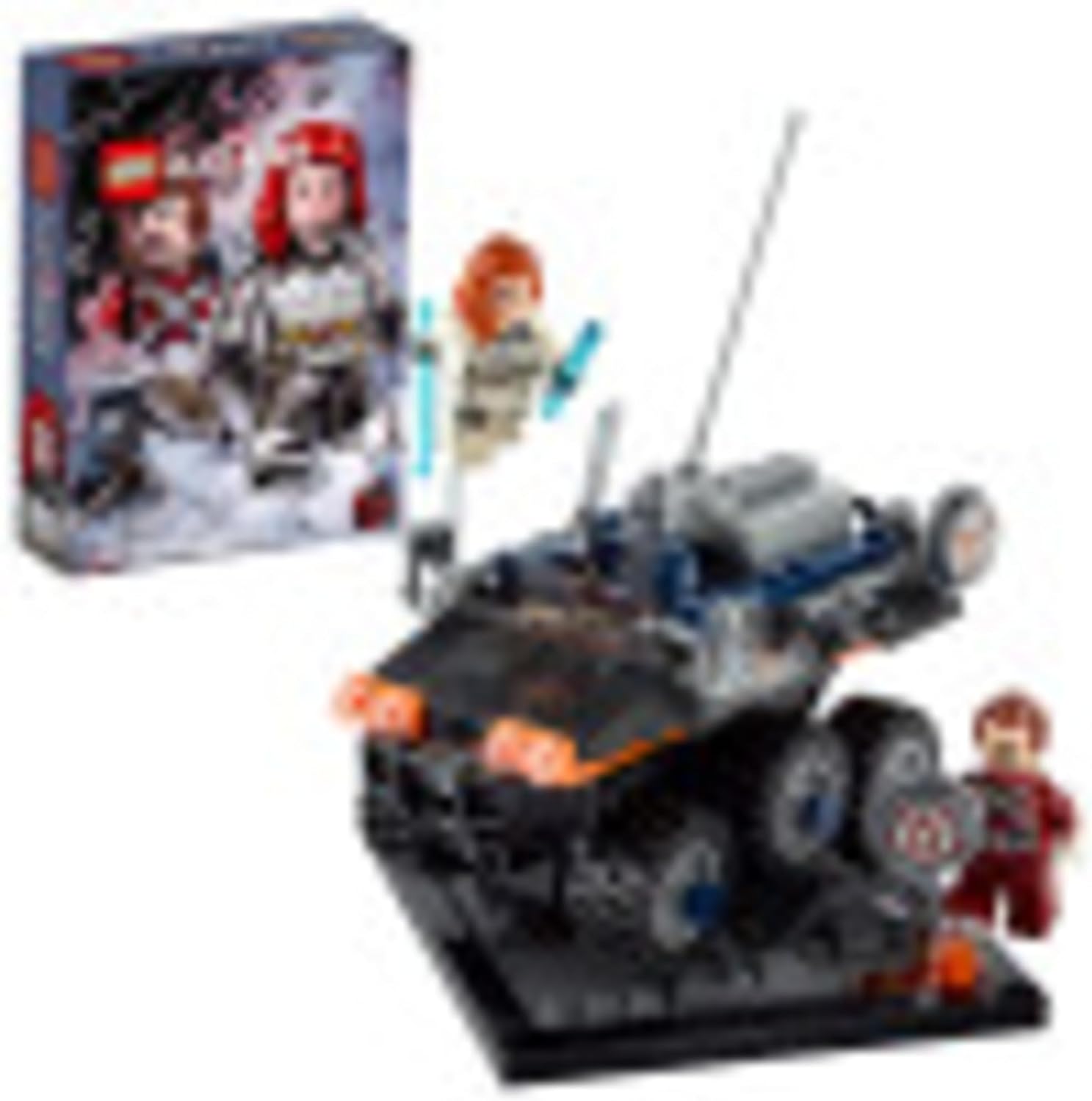 LEGO MARVEL AVENGERS TASKMASTER S AMBUSH 77905 - KIT EXCLUSIVO DE CONSTRUCCIÓN DE PELÍCULA BLACK WIDOW INCLUYE MINIFIGURAS - 1