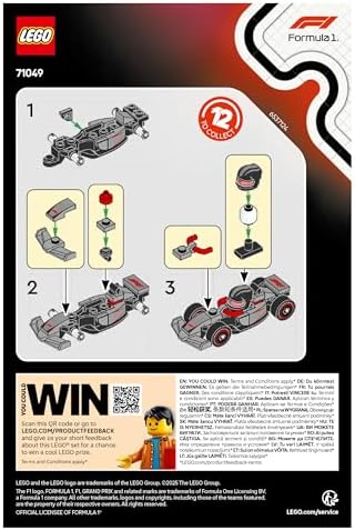 LEGO F1 COCHE DE CARRERAS DE COLECCIONISTA MERCEDES-AMG MERCEDES-AMG F1 TEAM RACE CAR 71049-2 - 6