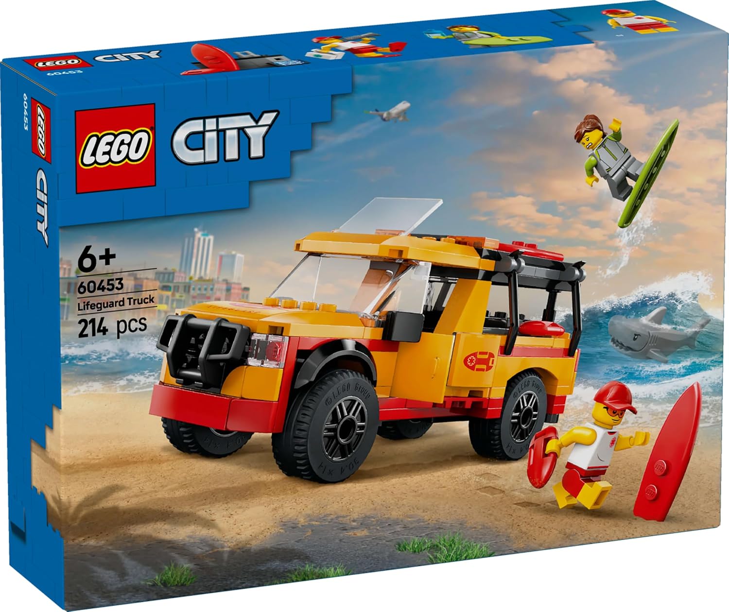LEGO 60453 CITY LIFEGUARD RESCUE TRUCK TOY TOY BIRTHDAY PRESENT BLOCKS EDUCATIVO NIÑOS NIÑAS 6 AÑOS 7 AÑOS 8 9 AÑOS VEHÍCULO - 6