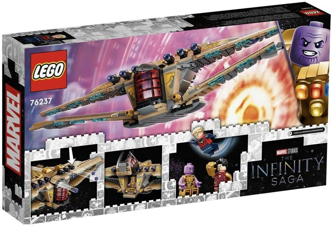 LEGO MARVEL SANCTUARY II ENDGAME BATTLE 76237 THANOS - JUGUETE DE CONSTRUCCIÓN DE NAVE ESPACIAL 322 PIEZAS REGALO 2021 - 2