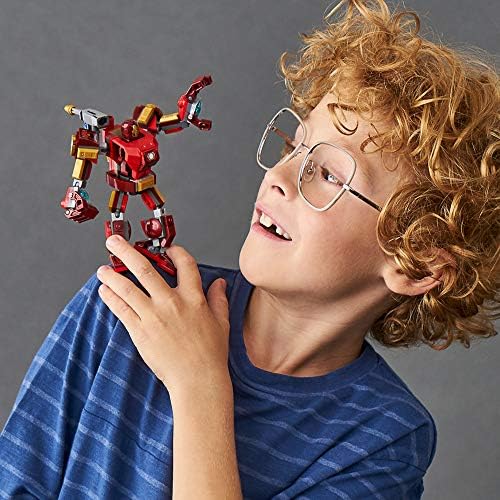 LEGO MARVEL AVENGERS IRON MAN MECH 76140 - FIGURA DE SUPERHÉROE DE MECH PARA NIÑOS, JUGUETE DE CONSTRUCCIÓN CON MECH DE IRON - 5