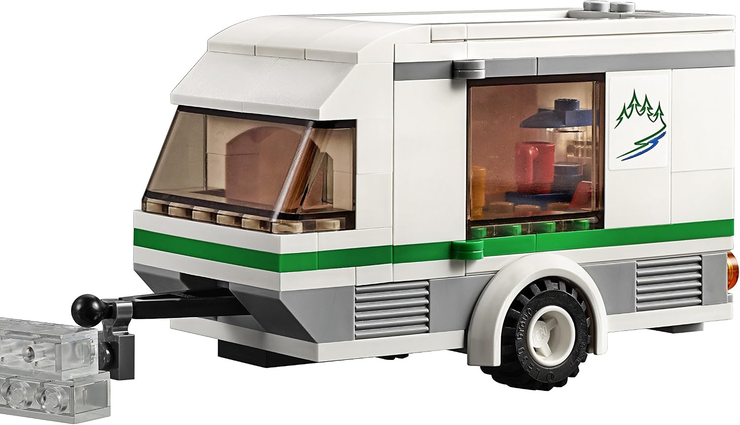 JUGUETE LEGO DE LA SERIE CITY, FURGONETA Y CARAVANA - 6