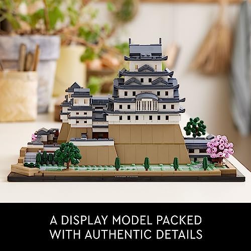 LEGO ARCHITECTURE LANDMARKS COLLECTION: HIMEJI CASTLE 21060 JUEGO DE CONSTRUCCIÓN, CONSTRUYE Y EXHIBE ESTE MODELO - 6