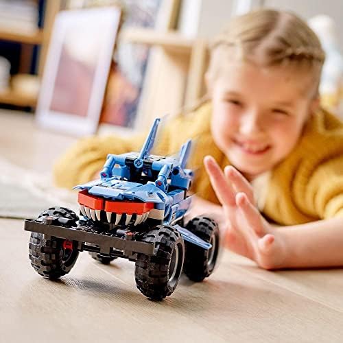 LEGO 42134 TECHNIC MONSTER JAM MEGALODON, AUTO DE TIBURÓN 2 EN 1 PARA AUTO DE CARRERAS BAJAS LUSCA - 6