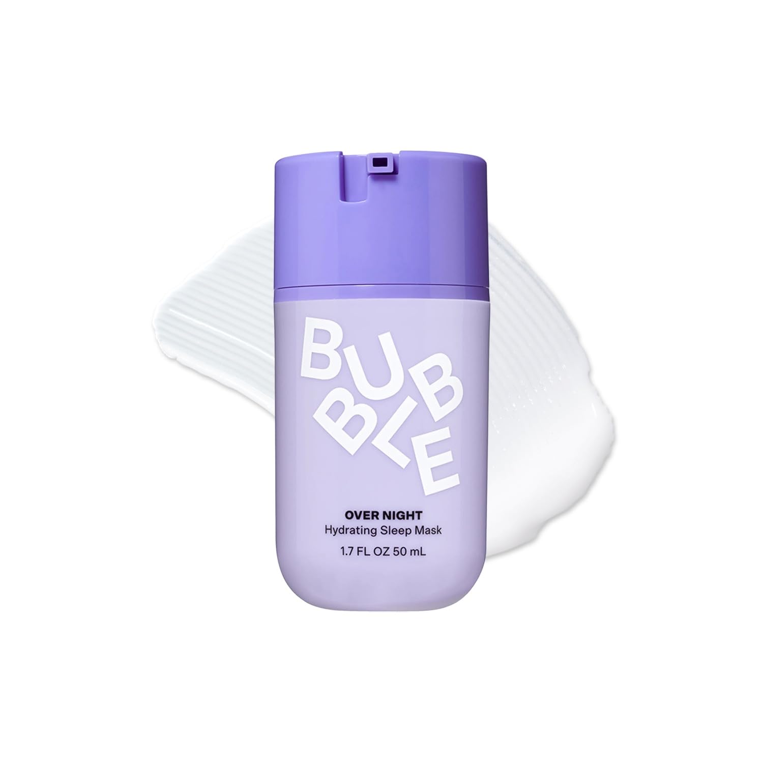 MÁSCARA DE HIDRATACIÓN NOCTURNA BUBBLE CUIDADO DE LA PIEL - MÁSCARA FACIAL SUAVE Y EXFOLIANTE PARA LA NOCHE - 1