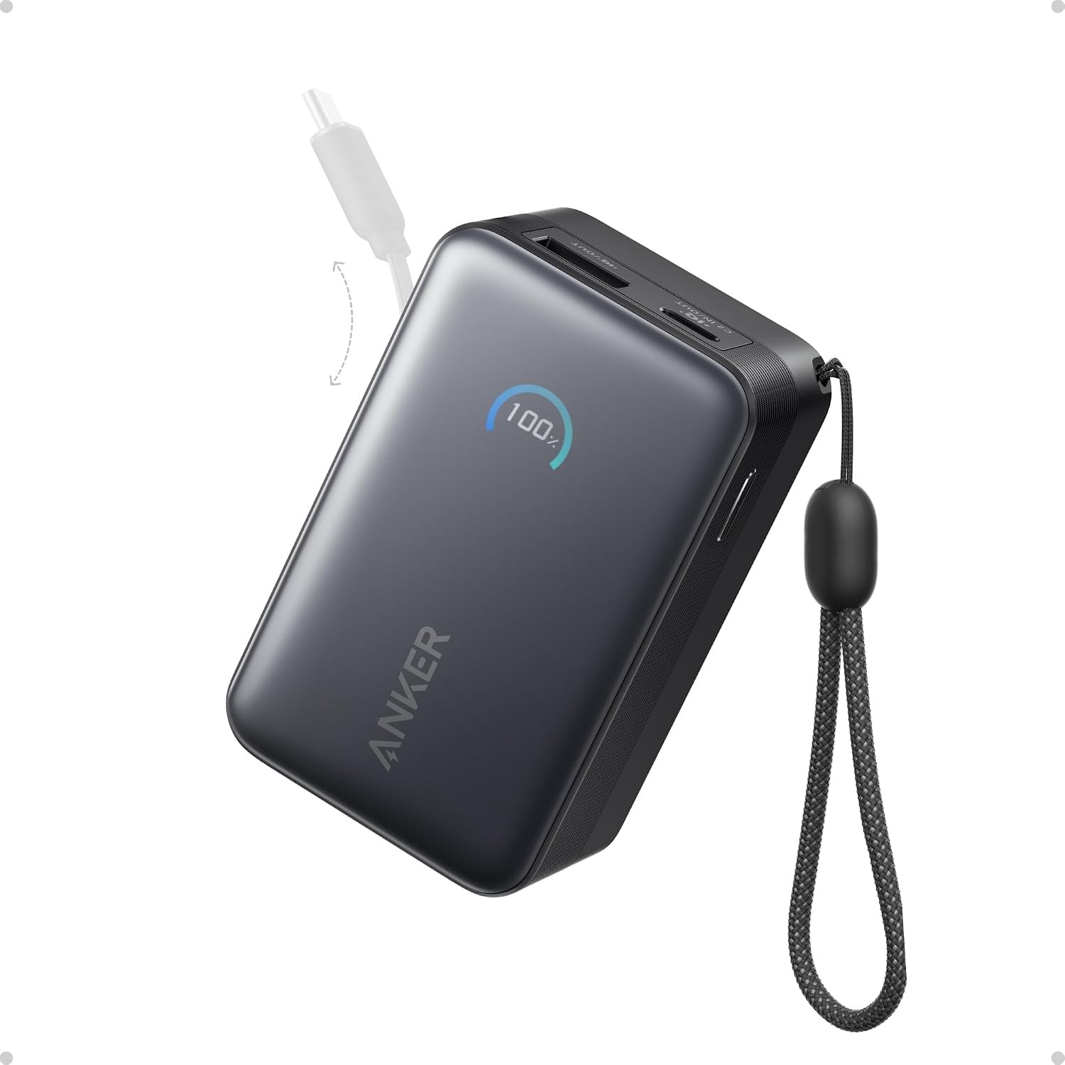 ANKER BANCO DE ENERGÍA NANO, CARGADOR PORTÁTIL DE 45W 10,000MAH, PAQUETE - 1