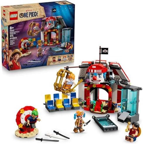 LEGO ONE PIECE BUGGY THE CLOWN S CIRCUS TENT BLOQUES DE CONSTRUCCIÓN JUGUETE DE CONSTRUCCIÓN CREATIVO PARA NIÑOS Y NIÑAS, 8 - 6