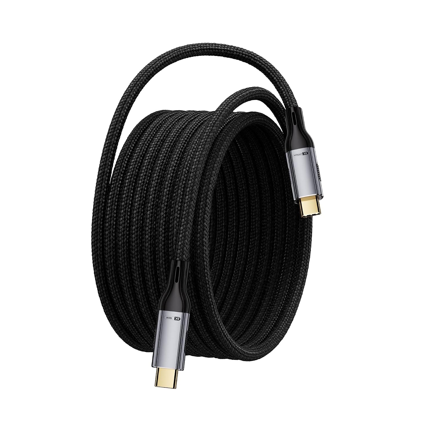 CABLE USB C A USB C DE 20 PIES, TRANSFERENCIA DE DATOS DE 20 GBPS, CARGA RÁPIDA PD DE 240 W, SOPORTE DE VIDEO DE 8 K A 60 - 1
