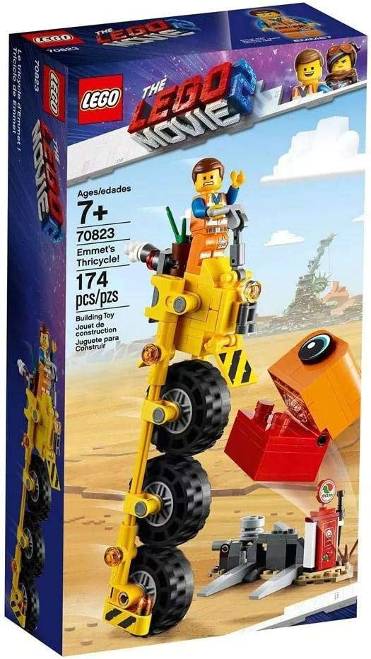 LEGO THE LEGO MOVIE 2 EMMET S THRICYCLE 70823 KIT DE CONSTRUCCIÓN DE BICICLETA DE 3 RUEDAS DE JUGUETE, PARA NIÑOS, 2019 173 - 1
