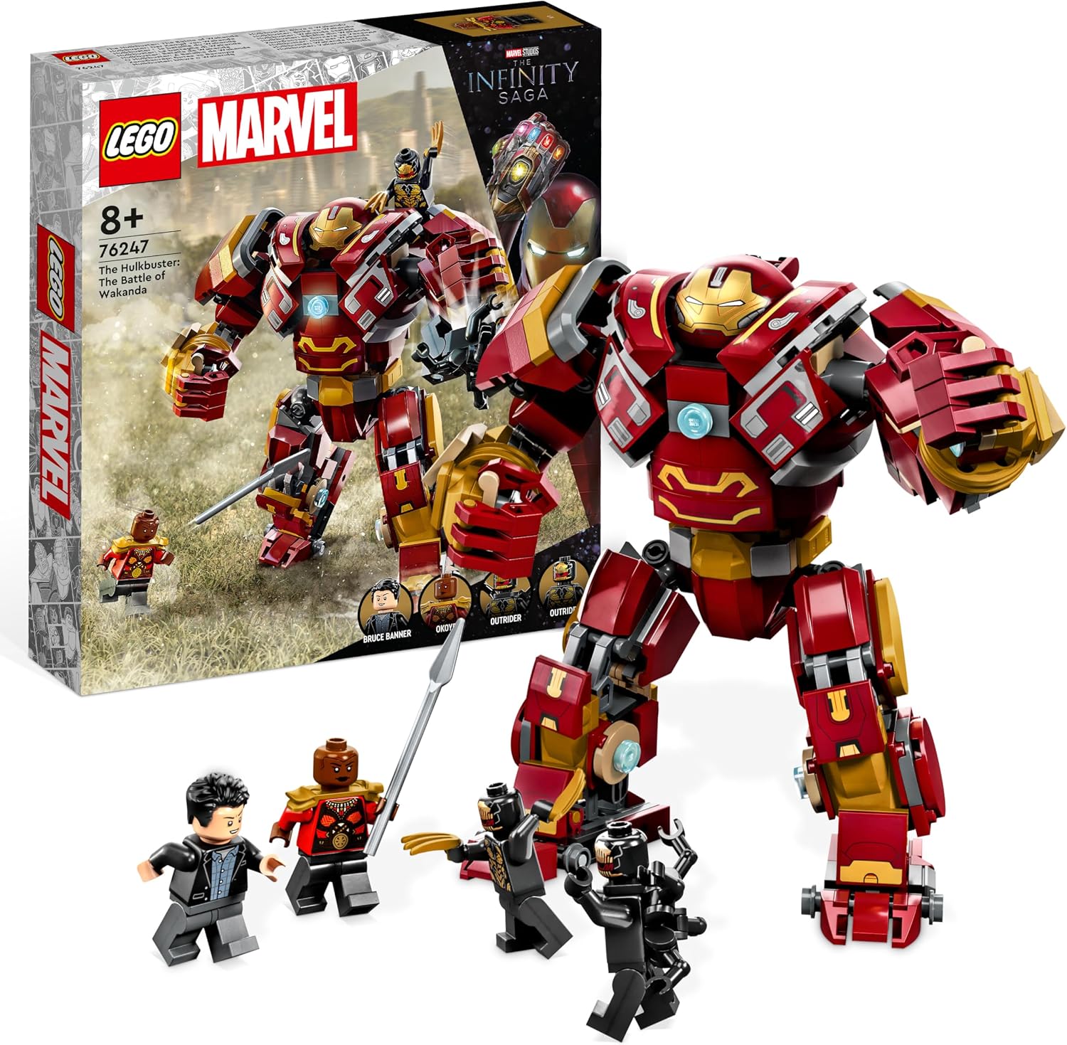 LEGO 76247 MARVEL HULKBUSTER: BATTLE OF WAKANDA SUPERHERO CONSTRUCTION TOY BUILDING KIT DE CONSTRUCCIÓN - 1