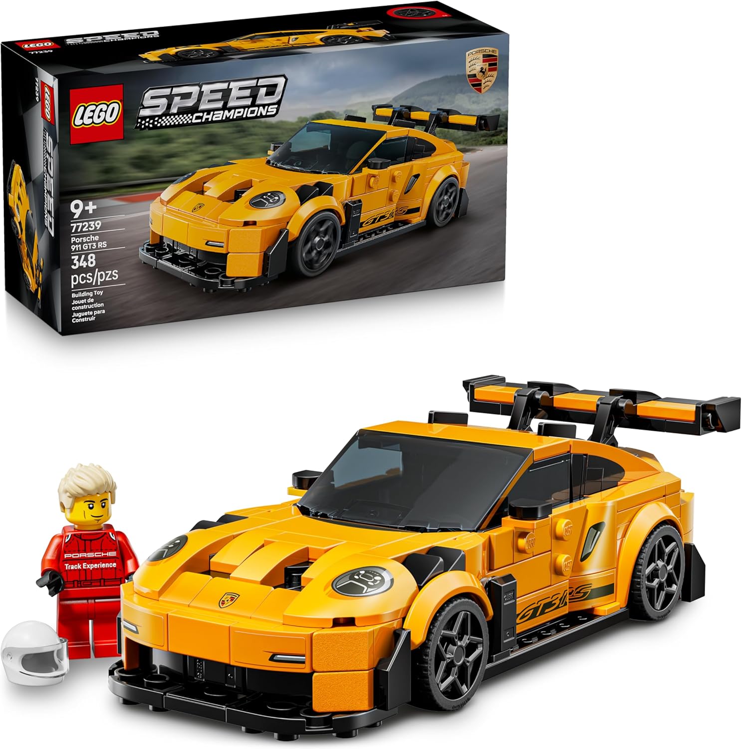 LEGO SPEED CHAMPIONS PORSCHE 911 GT3 RS SUPER AUTO JUGUETE - KIT DE MODELO Y JUGUETE DE JUEGO DE ROL PARA NIÑOS Y NIÑAS, - 1