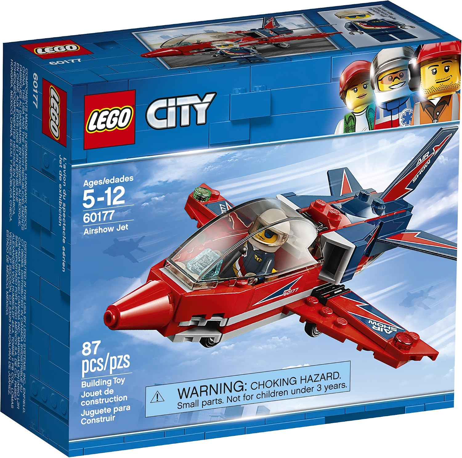 LEGO CITY AIRSHOW JET 60177 KIT DE CONSTRUCCIÓN 87 PIEZAS - 1