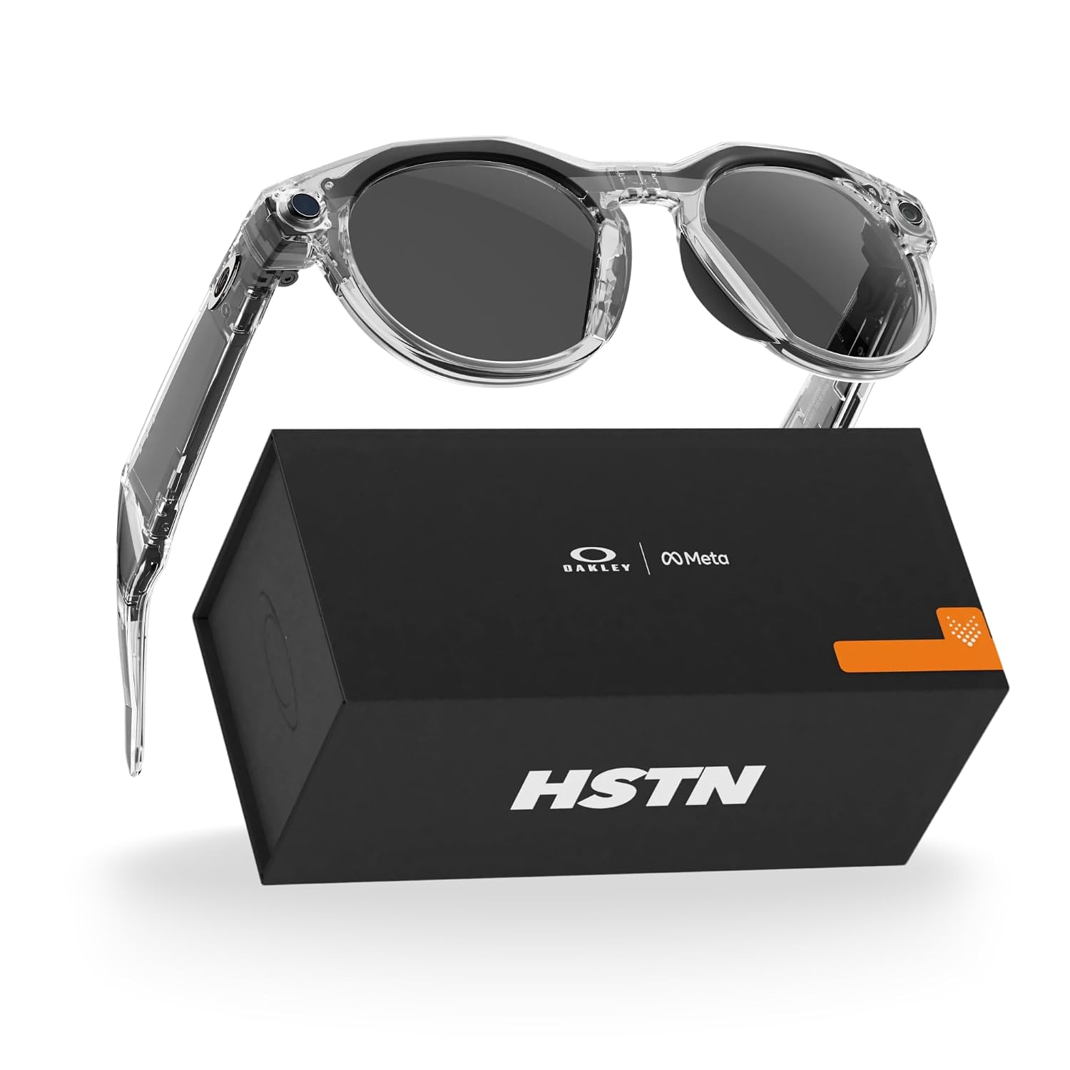 OAKLEY META HSTN, CLEAR SMART AI GLASSES FOR MEN, WOMEN PERFORMANCE FOR SPORTS, ATHLETES CAMERA, AUDIO, VIDEO 8 HOUR BATTERY - 1