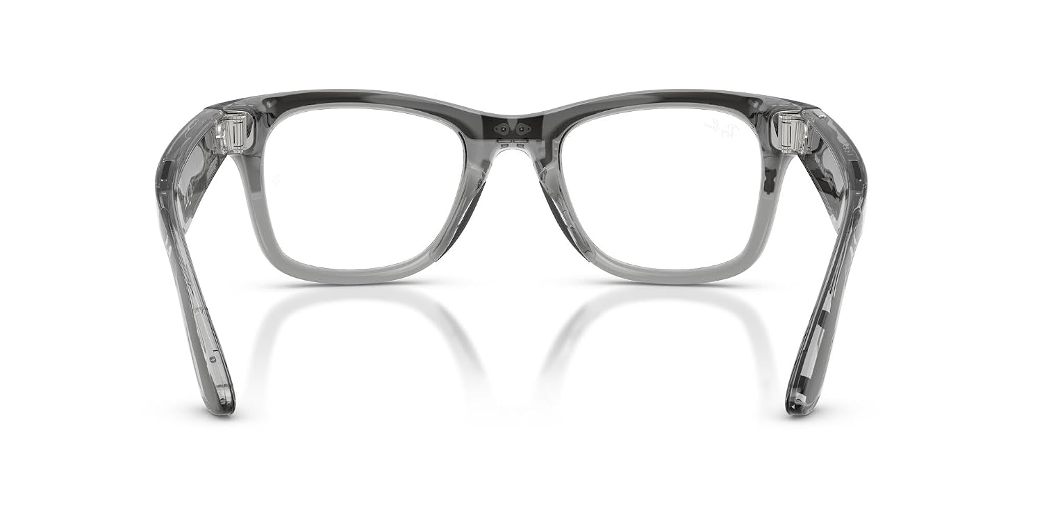 META RAY-BAN GEN 2 WAYFARER SMART AI GLASSES, TRANSP GREY, TRANSITIONS - 6