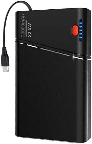 CARGADOR PORTÁTIL DE 20000 MAH, 22.5 W PD 3.0 QC 4.0, BANCO DE ENERGÍA DE CARGA SÚPER RÁPIDA, CARCASA DE METAL AEROESPACIAL - 4