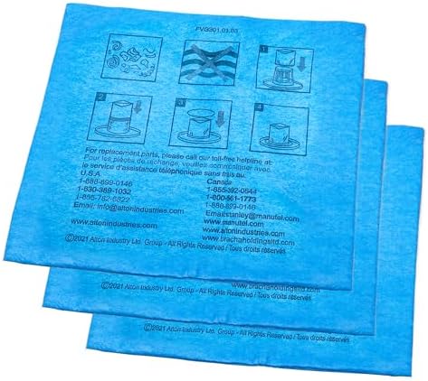 STANLEY BOLSA DE FILTRO SECO REUTILIZABLE PARA ASPIRADORA HÚMEDA/SECA DE 1-5 GALONES 25-1217, COMPATIBLE CON SL18129, - 6