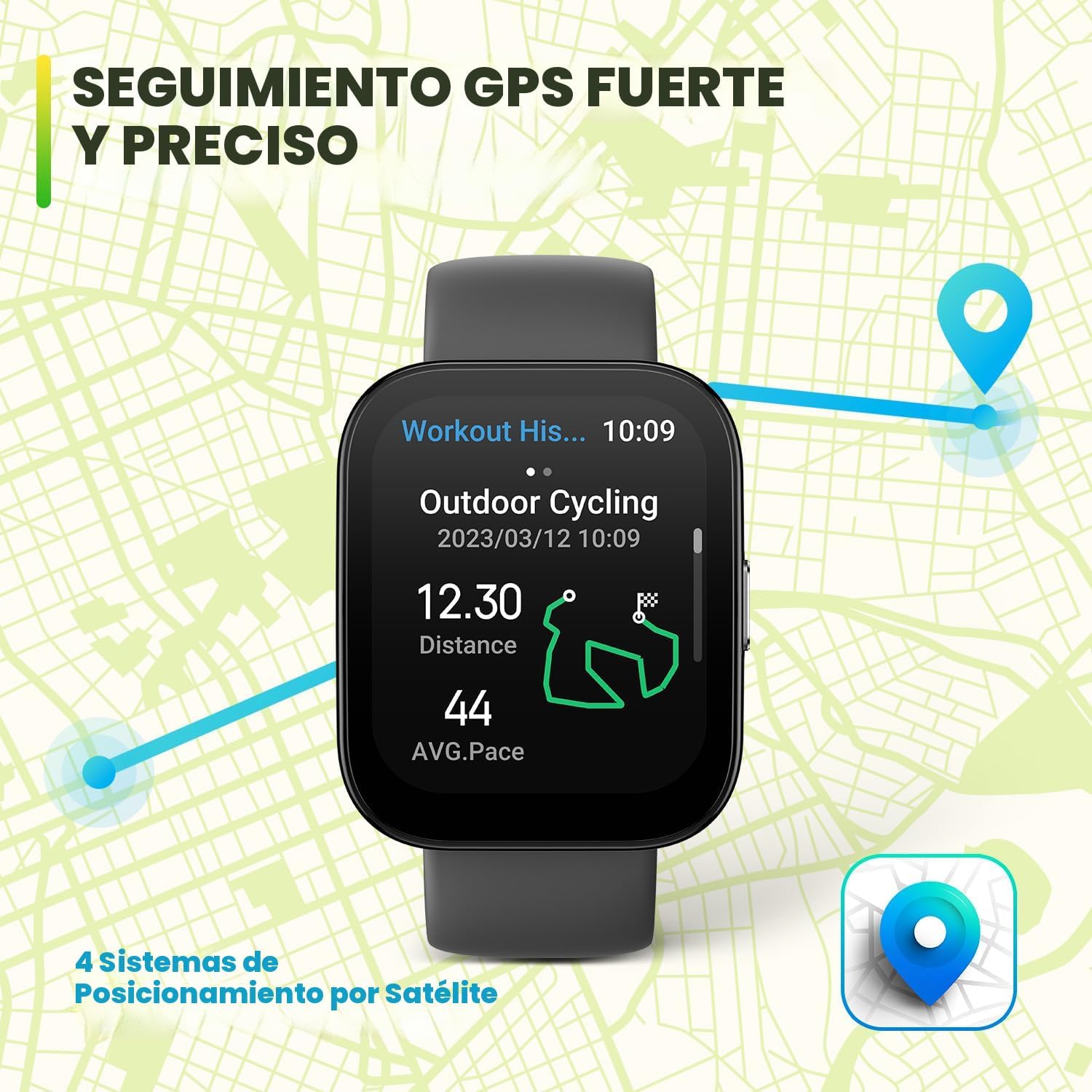 AMAZFIT RELOJ INTELIGENTE BIP 5 RENOVADO PARA HOMBRES Y MUJERES, ALEXA INTEGRADA, GPS, LLAMADA BLUETOOTH, BATERÍA DE LARGA - 2