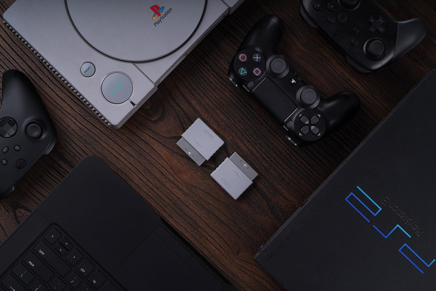 8BITDO RECEPTOR ADAPTADOR DE CONTROLADOR RETRO BLUETOOTH PARA PS1 PS2 - 6