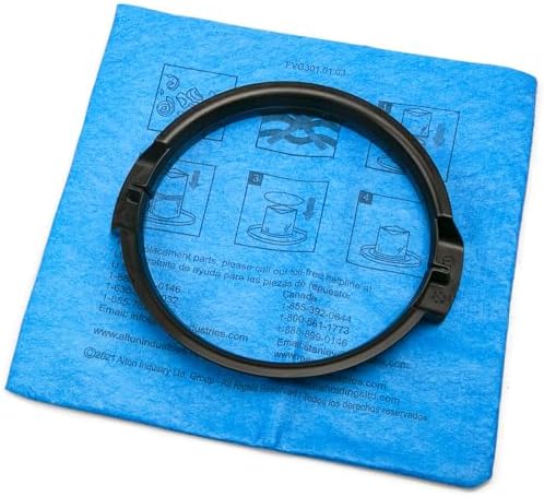 STANLEY FILTRO DE TELA AZUL REUTILIZABLE CON ANILLO DE ABRAZADERA 19-1500 PARA ASPIRADORAS HÚMEDAS/SECAS DE 5-6 GALONES, - 6