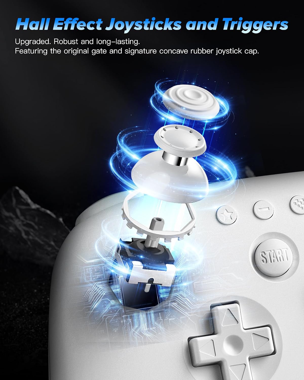8BITDO 64 BLUETOOTH CONTROLLER WHITE - RETRO DESIGN - 2